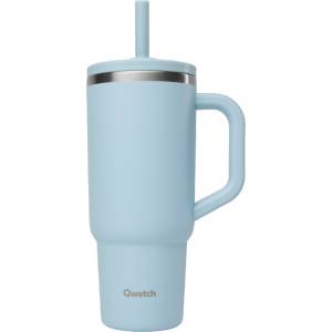 Qwetch Travel Cup with leakproof lid - 900 мл - Pastel bleu