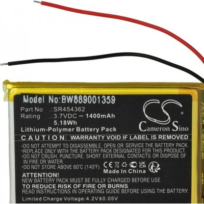 VHBW Batéria pre Falk Neo 620 / Neo 640, 1400 mAh - neoriginálne
