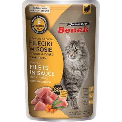 Super Benek Filetky krůtí s rakytníkem 28 x 85 g