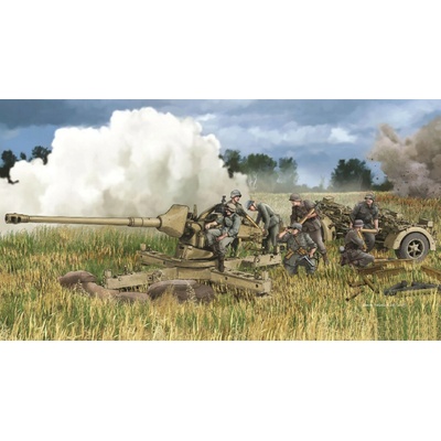 Dragon PaK 43/3 L/71 MIT BEHELFSLAFETTE 1:35