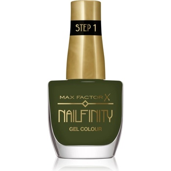 MAX Factor Nailfinity Gel Colour гел лак за нокти без използване на UV/LED лампа цвят 595 Green Room 12ml