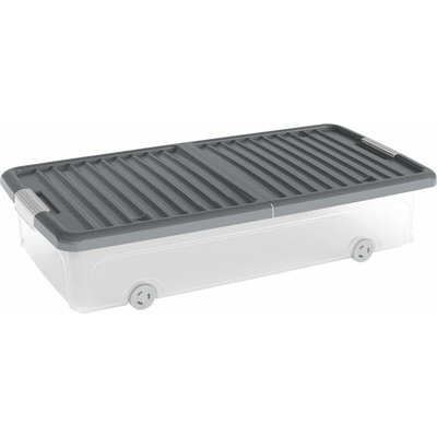 KIS W Box Underbed L Box s vekom 35 l priesvitný 39 × 79 × 17 cm