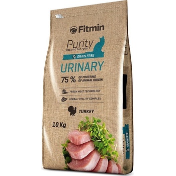 Fitmin Purity Urinary kompletní krmivo pro kočky 10 kg