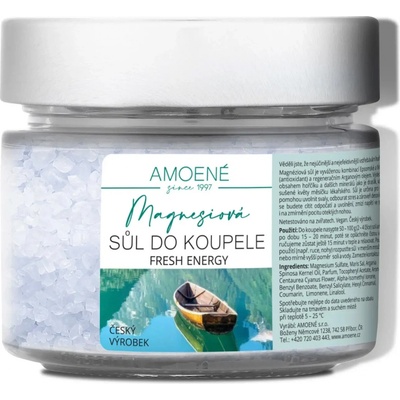 Amoené Magnesiová sůl do koupele s vůní Fresh Energy 200 g