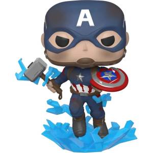 Funko Фигура Funko POP! Marvel - Captain America with Broken Shield & Mjolnir #573 (FK45137)