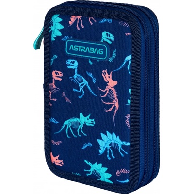 Astra Ученически несесер Astra - Динозаври, 2 ципа (AS503024059)