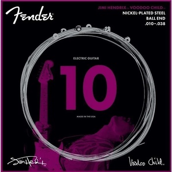 Fender Hendrix Voodoo Child Ball End Nickel Plated Steel 10-38 Струни за електрическа китара (073-0250-609)