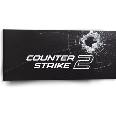 Sablio Obraz Counter Strike 2 Průstřel - 110x50 cm
