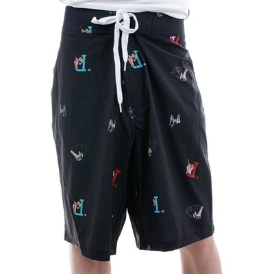 Diamond kraťasy Pin Up Black BLK