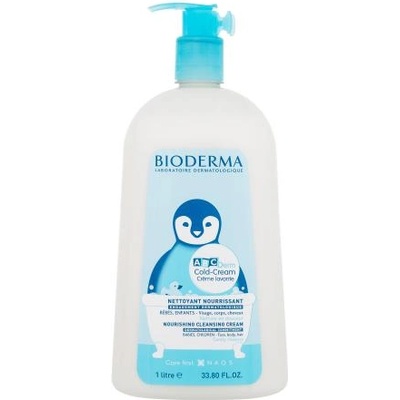 BIODERMA ABCDerm Cold-Cream Nourishing Cleansing Cream подхранващ почистващ крем 1000 ml