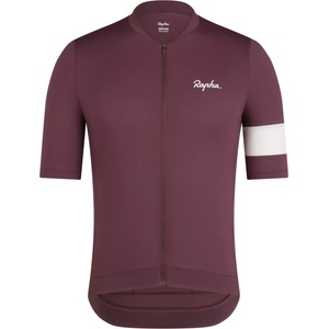 Rapha Мъжка фланелка с къс ръкав за колоездене Rapha Core Lightweight Jersey Cycling jersey - Huckleberry / White (056-3757-0612)