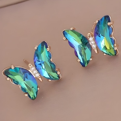 HARAHU Обици lo-29244 - Зелена kp29244 (lo-29244)