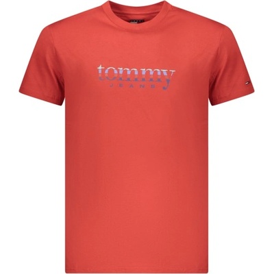 Tommy Hilfiger Мъжка тениска с къс ръкав tommy hilfiger, Размер 2xl, Цвят Червено (dm0dm22333_roxl0)
