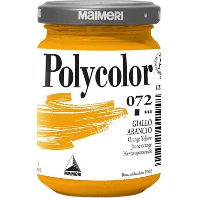 Maimeri Vynil Polycolor АКРИЛНА боя Orange Yellow 072 140 ml 1 бр (M1220072)