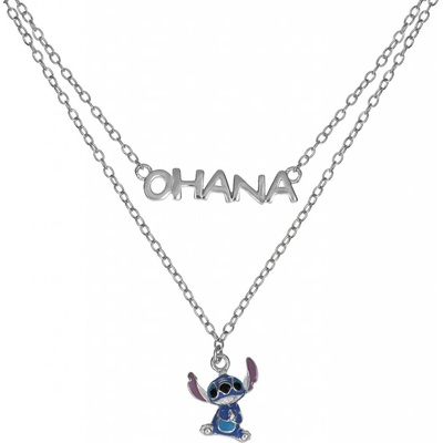 Disney Dvojitý strieborný náhrdelník NS00059SRHL-17.CS