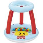Mattel Детски басейн с топки Fisher-Price Lil' Sunshine 93541, 89x89x84 см