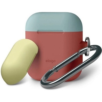 Elago AirPods Silicone Duo Hang Case EAPDH-IRO-CBLYE