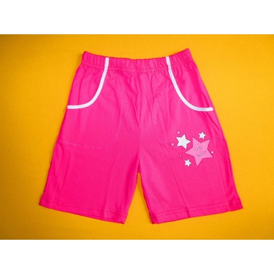 Arex ČR bavlněné kraťasy s potiskem růžová