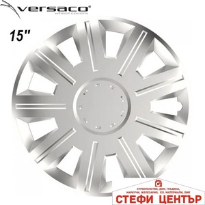 Versaco Тасове за джанти 15'' Versaco Victory Silver (56235) - steficenter
