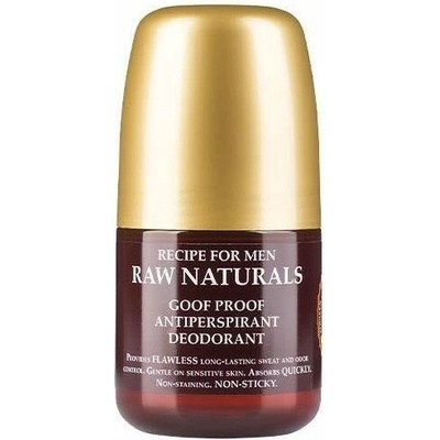 Recipe for men Raw Naturals Goof Proof roll-on 60 ml