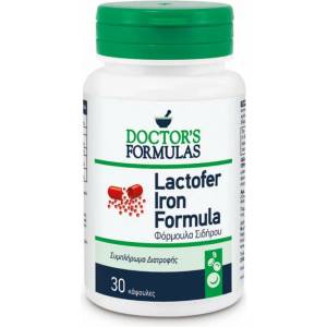 Doctor's Formulas Хранителна добавка Желязо, Doctor' s Formulas Lactofer Iron Formula 30caps