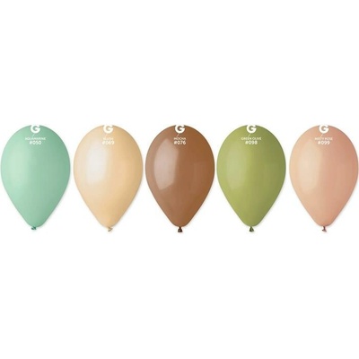 . Balón, 26 cm, mix prírodných pastelových farieb
