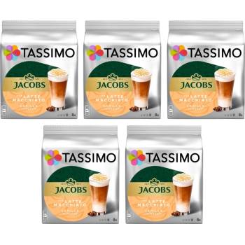 Douwe Egberts Tassimo Latte Macchiato Vanilla капсули 8+8бр кашон 5 опаковки