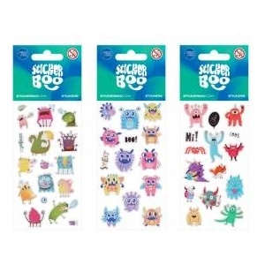 Starpak Stickers 7x18cm Monsters 2 STICKER BOO 534607