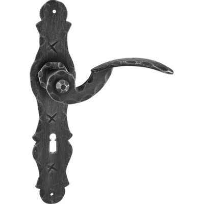 MPkovania GA - KONSTANZ - SO WC 72 mm kľučka/kľučka strieborná antik tmavá