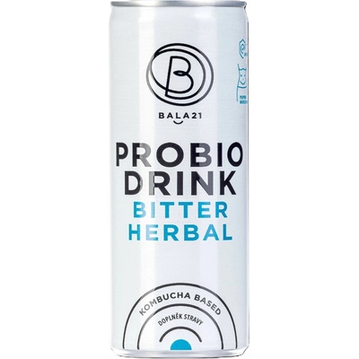 Bala21 Probiodrink Bitter Herbal Kombucha s probiotikami 250 ml