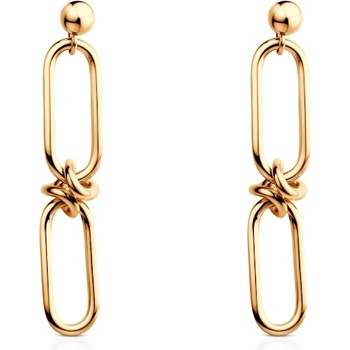 SAVICKI Dualéa обеци: позлатени сребро