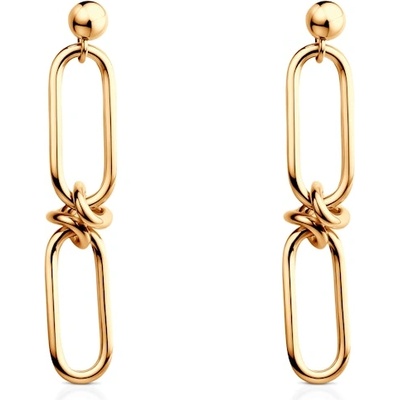 SAVICKI Dualéa обеци: позлатени сребро