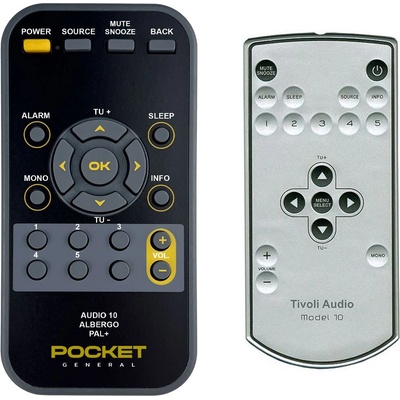 GENERAL TIVOLI AUDIO Model 10 - дистанционно управление дубликат (Model 10)