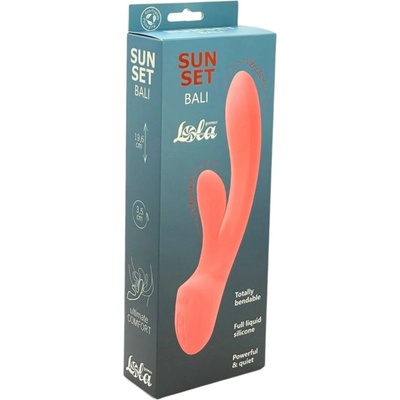 Lola Games Sunset Bali silikonový na bod G a klitoris 19,6 x 3,5 cm