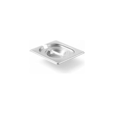Veko pre nádoby GN s výrezom pre naberačku, HENDI, Kitchen Line, GN 1/6, 176x162mm 806968H