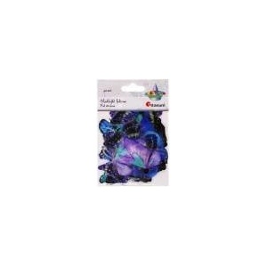 TITANUM Sticker (label) Craft-Fun Series Blue Foil Butterflies Titanum (25MD009)