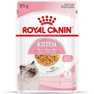 Royal Canin Kitten Jelly - мокра храна в желе 12 x 85 г