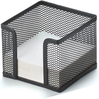 ARK Поставка за листчета/кубчета, мрежеста, метална, черна