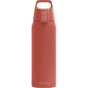 SIGG - Insulated drinking bottle - Thermos bottle Shield Therm One Eco Red carbonated drinks - Leak-proof - Dishwasher safe - BPA-free - 90% recycled stainless steel - Rust red - 0.75L - 6021.20 (6021.20)