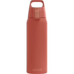 SIGG - Insulated drinking bottle - Thermos bottle Shield Therm One Eco Red carbonated drinks - Leak-proof - Dishwasher safe - BPA-free - 90% recycled stainless steel - Rust red - 6021.20 (6021.20)