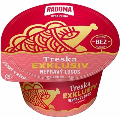 PRETO Ryba Žilina Treska Exklusiv s nepravým lososom 145 g
