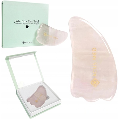 GUA SHA KAMEŇ JADEITOVÝ ODOLNÝ NA MASÁŽ DOSKA RELAXAČNÝ PRÍRODNÝ EKO