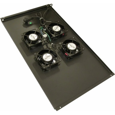 Ventilační jednotka XtendLan SFAN1004-B Ventilační jednotka, pro stojanové rozvaděče hloubky 1000mm, 4x ventilátor SFAN1004-B