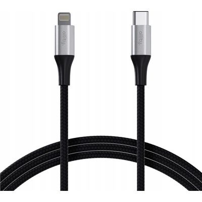 Allity GSM186390 USB-C/Lightning, 2m, černý
