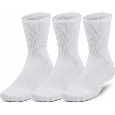 Under Armour 3-MAKER MID-CREW 3PK biela