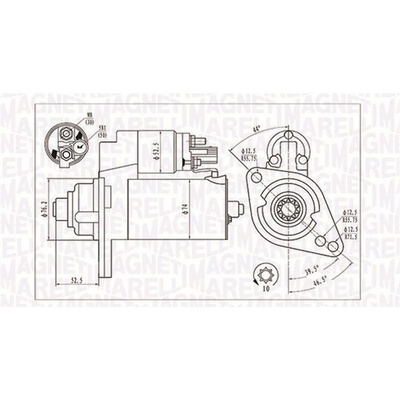 Startér MAGNETI MARELLI 063721293010