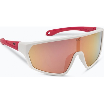 GOG EYEWEAR Детски слънчеви очила GOG Flint matt white/neon pink/polychromatic pink