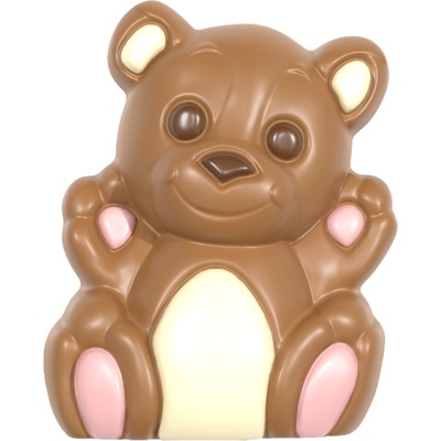 Forma na čokoládu - Medvěd "Bruno" 3D 80 g