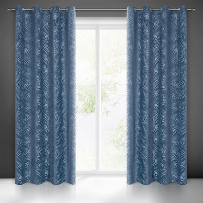 Takoy Závěs LIVIA s botanickým reliéfním vzorem-HF-385837 | 140 x 250 cm