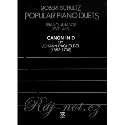 Canon in D od Johann Pachelbel 1 klavír 4 ruky